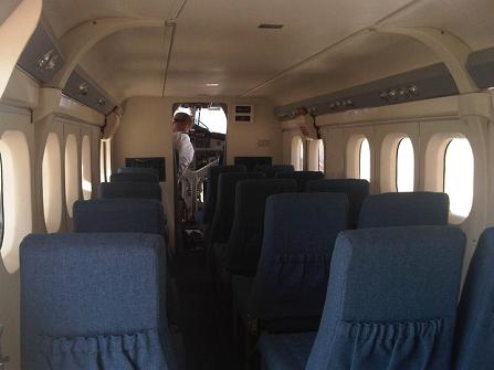 Twin Otter - 19-seater turboprop - interior